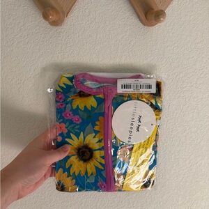 Little Sleepies Bamboo Baby Pajamas with Sunflower Design